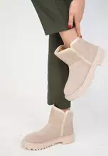 Ecru Suede