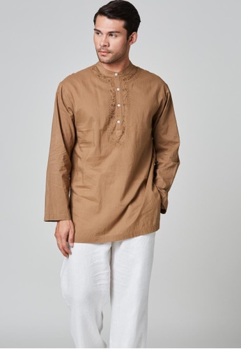 Buy East India Company Chiranjeevi Embroidered Kurta Online Zalora Malaysia