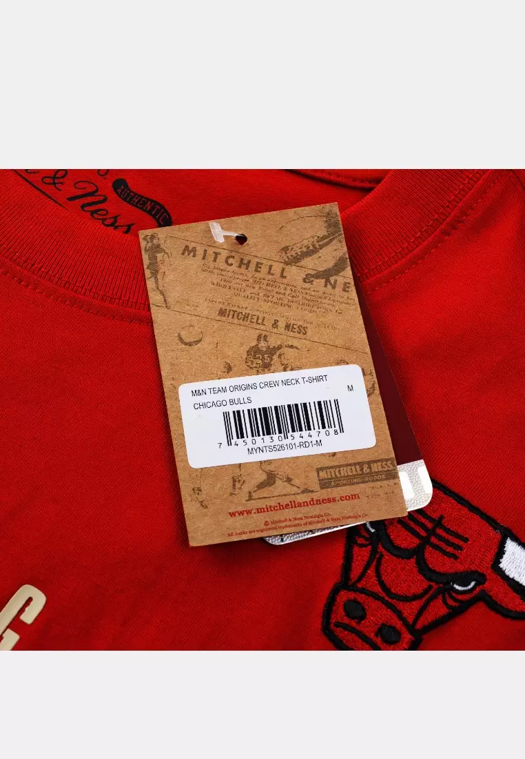 Chicago Bulls Team Origins Crew Neck Tshirt for Men