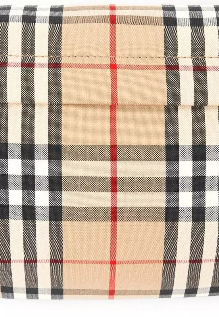 Medium Vintage Check Waist Bag for Unisex in Archive Beige