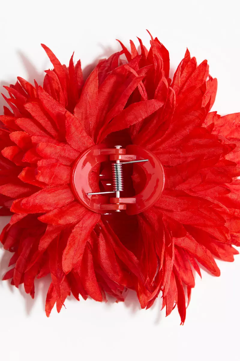 Flower-look hair claw