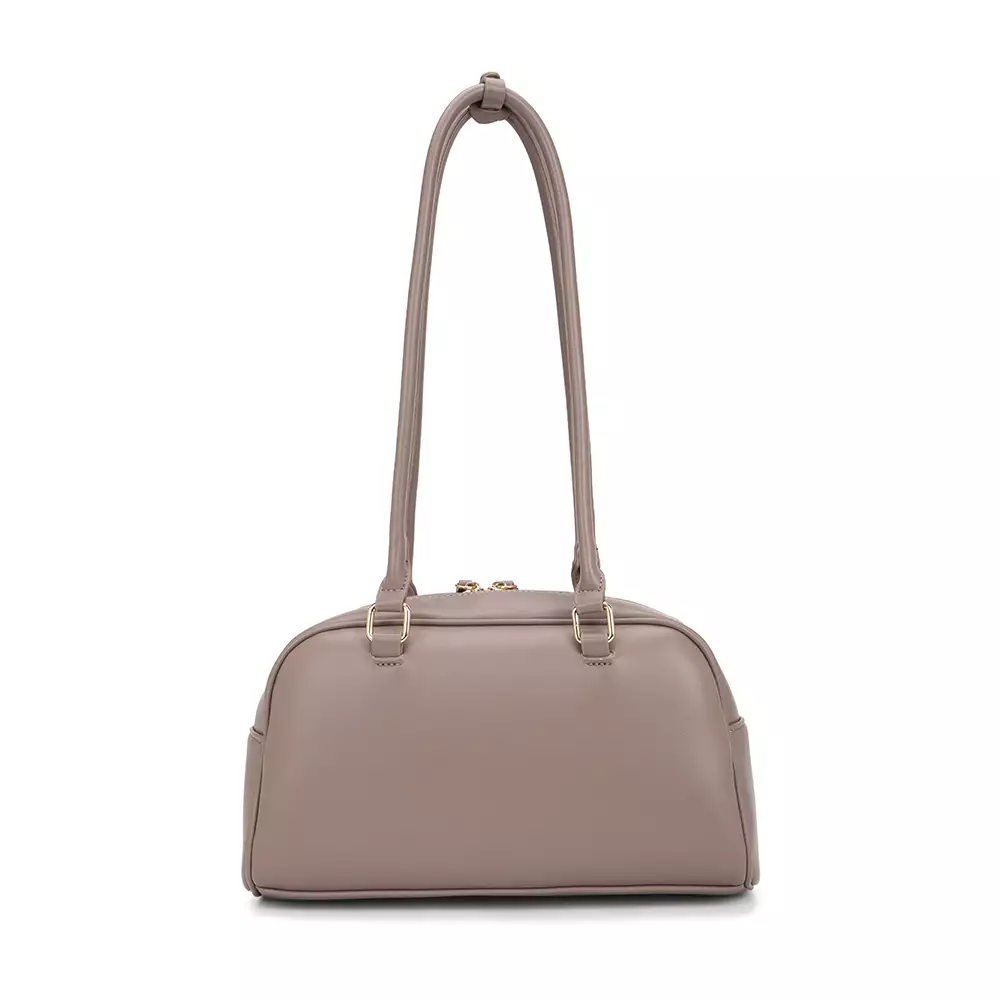 En-Ji Wujin Shoulderbag Wanita Warna Truffle