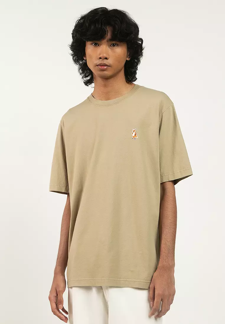 Buy Maison Kitsune Standing Fox Comfort T-Shirt 2026 Online | ZALORA