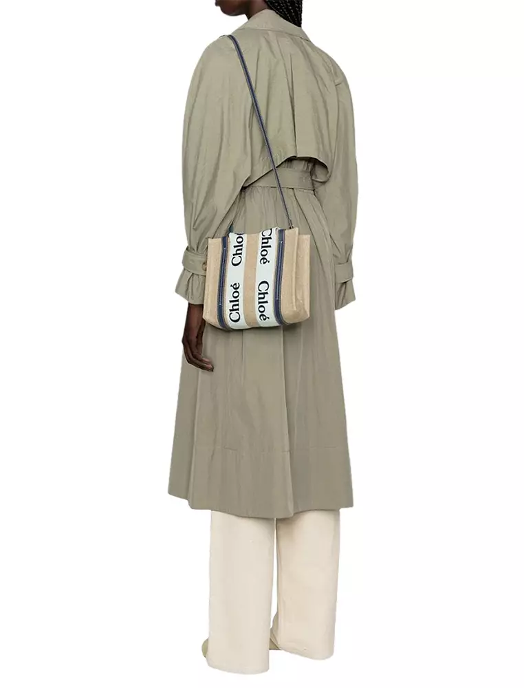 Chloe Small Woody Tote Buy Chloé Small Woody Tote Bag In Green