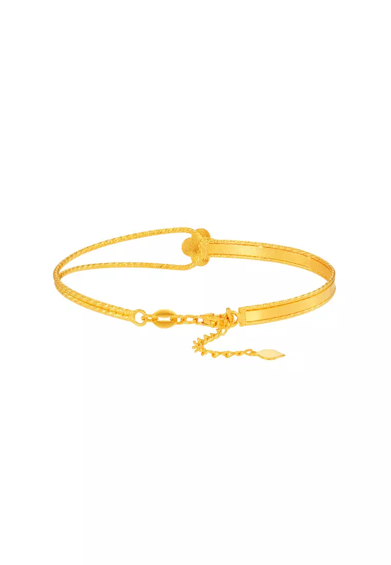 HABIB 999/24K Yellow Gold Bangle 9GB00011024