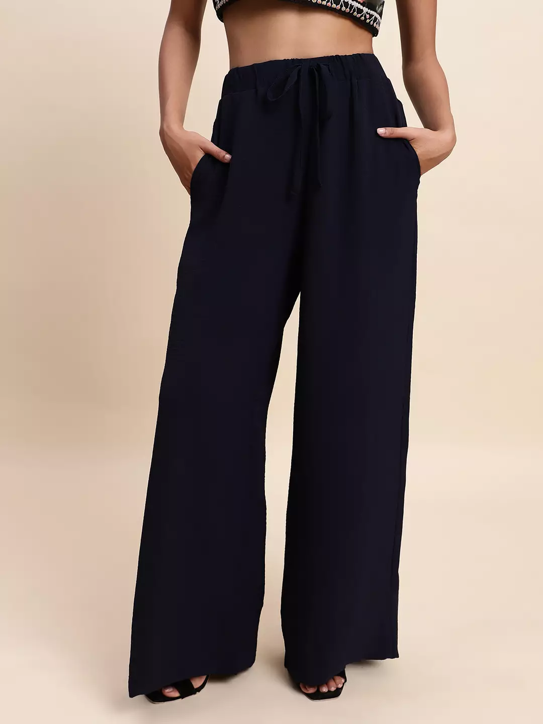 Chanira Joanna Flare Pant-Navy