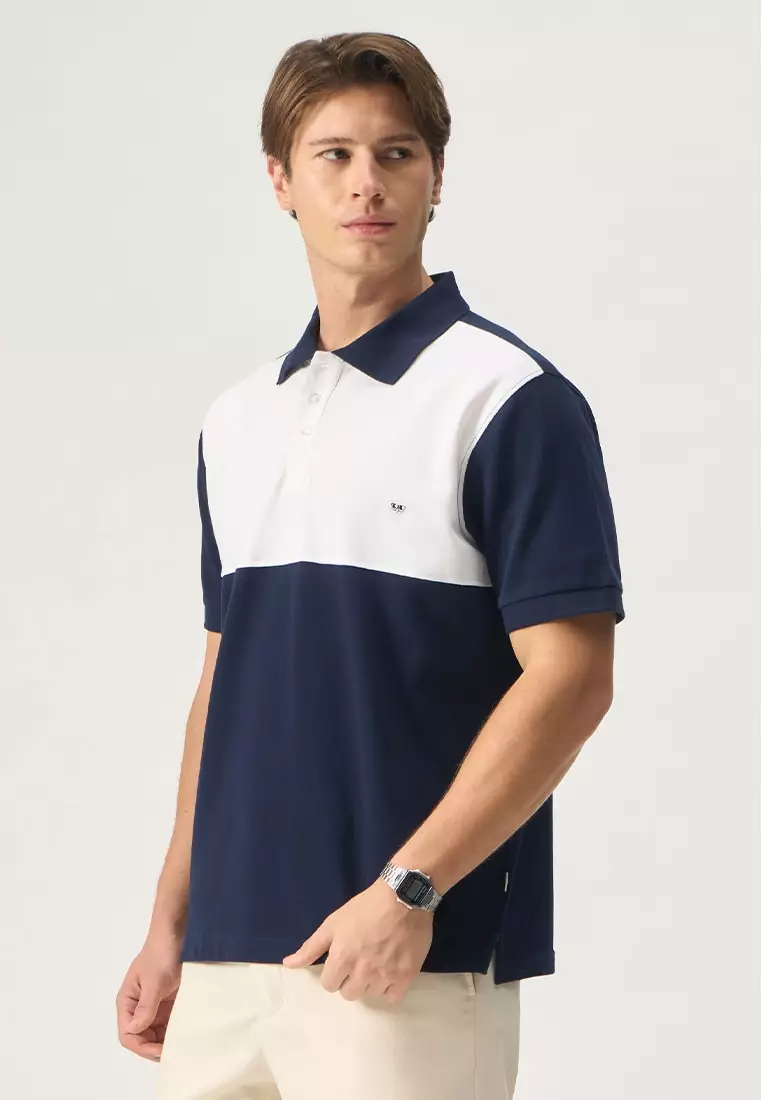 Colorblock Pique Polo