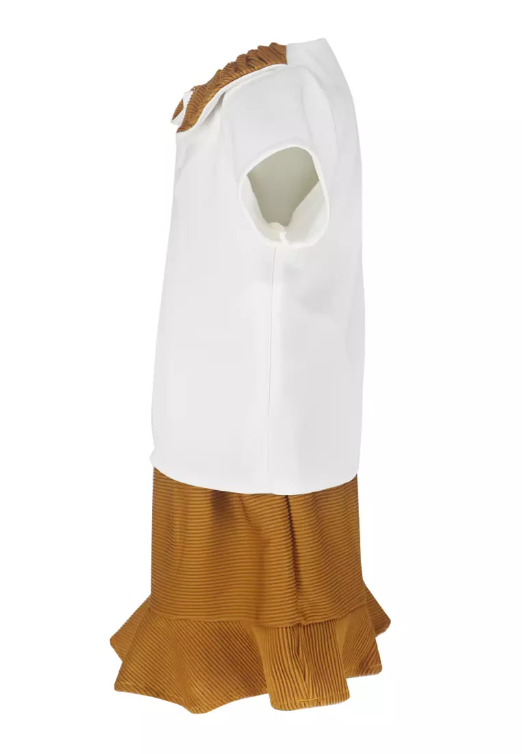 Two Mix Setelan Anak Perempuan Kasual Usia 1-8 Tahun 4238 KUNING