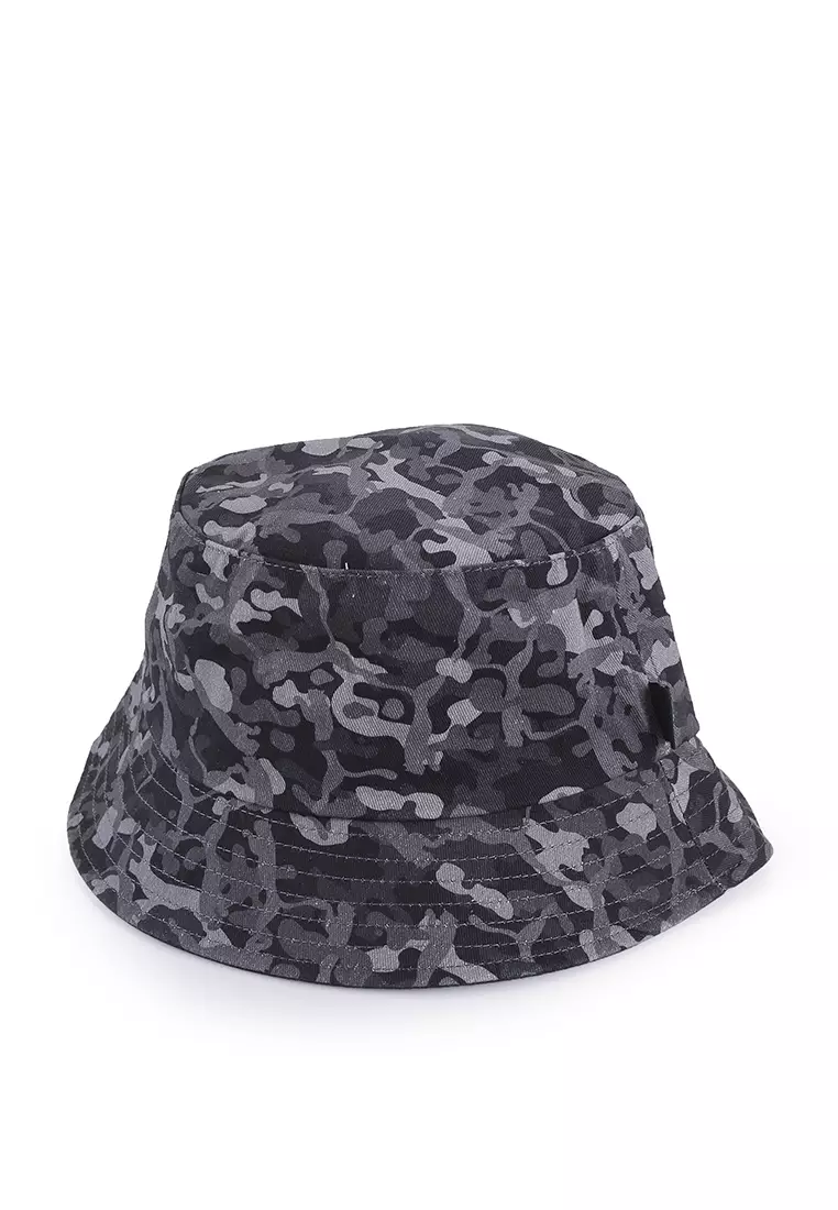 White camo bucket discount hat