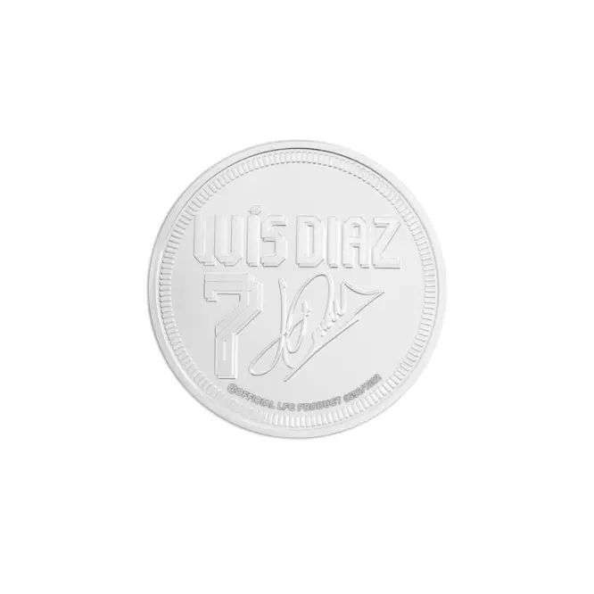 Liverpool FC Luis Díaz Collectible Coin - Official LFC Accessories Collectible
