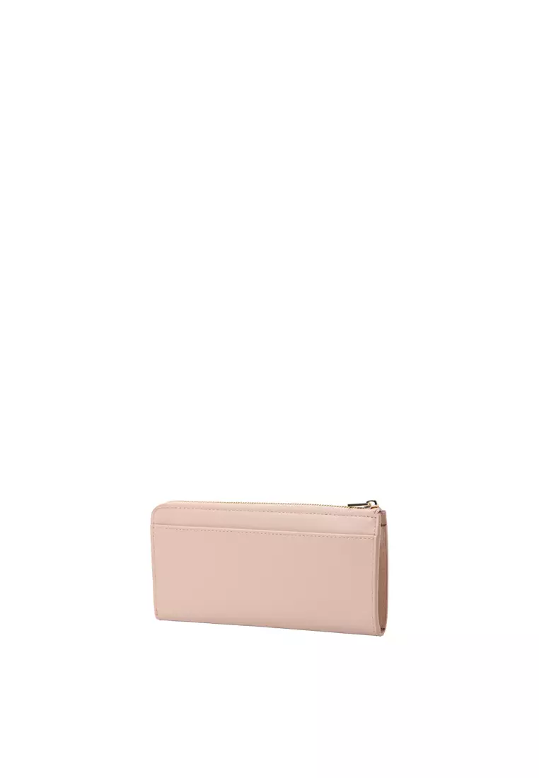 L-Zip Long Wallet - Pastel Pink