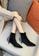 Twenty Eight Shoes black Color Matching Synthetic Suede Ankle Boots 1592-22 068BCSH52C2EA6GS_5
