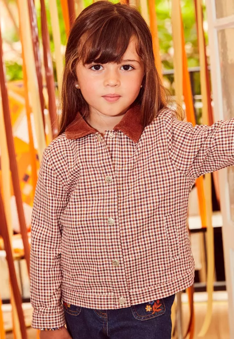 Buy Sergent Major Brown Check Jacket Online | ZALORA Malaysia