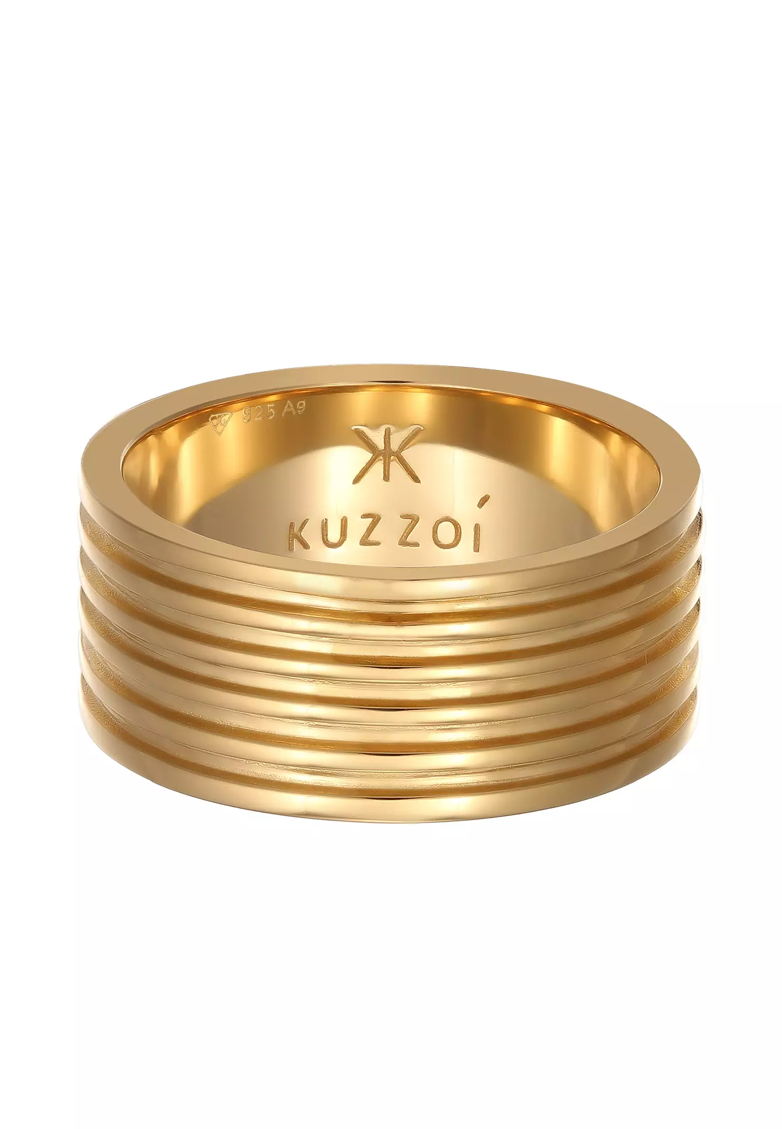 Ring Men Band Gold Plated