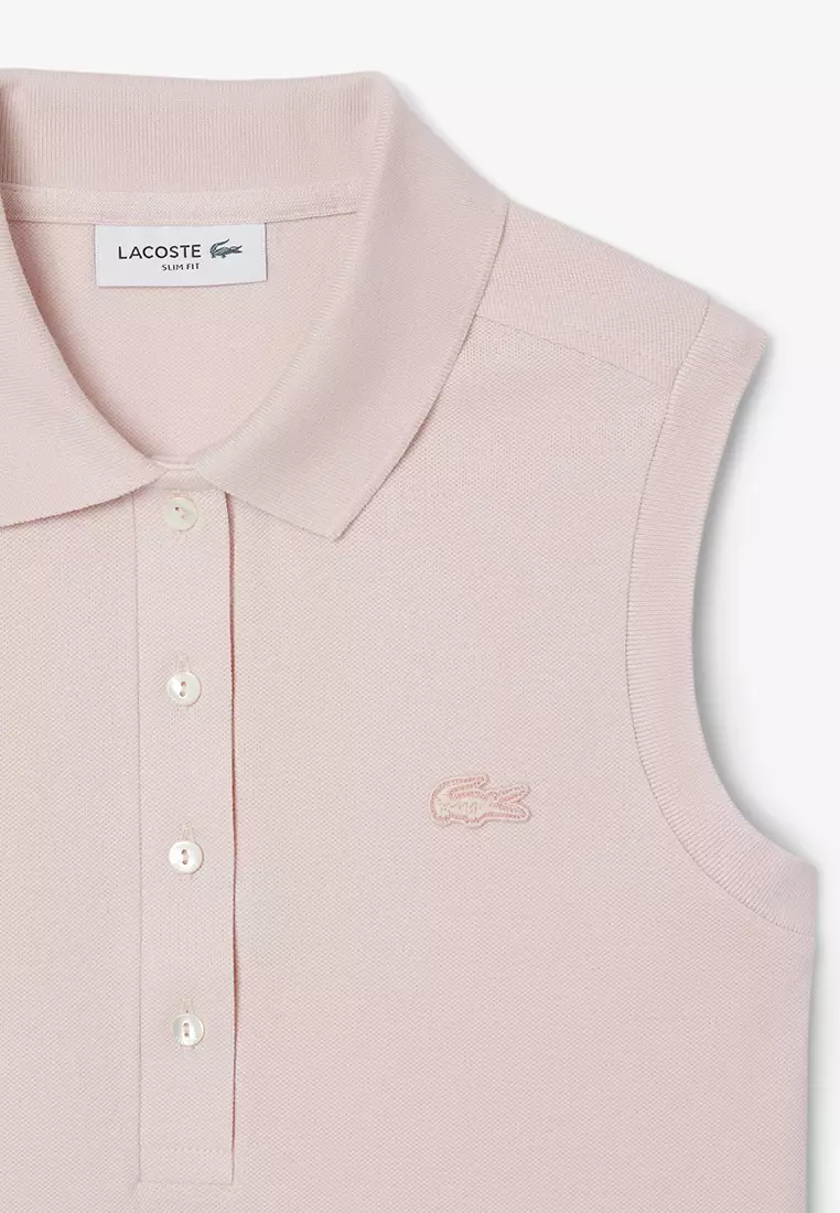 Slim Fit L.12.D Sleeveless Stretch Polo Shirt