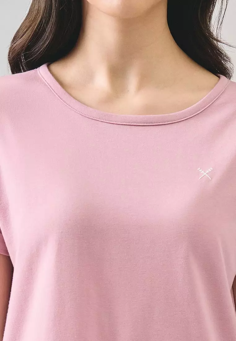 Dolman Top With Contrast Oar