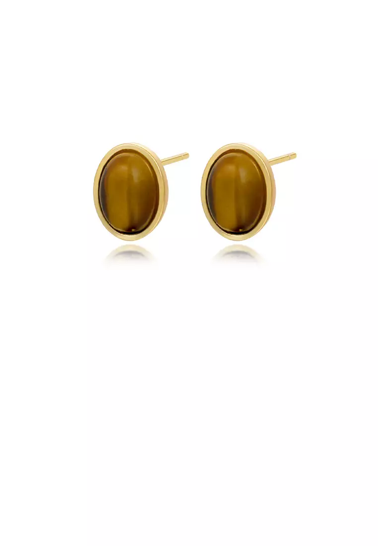 Gold and silver stud earrings shop