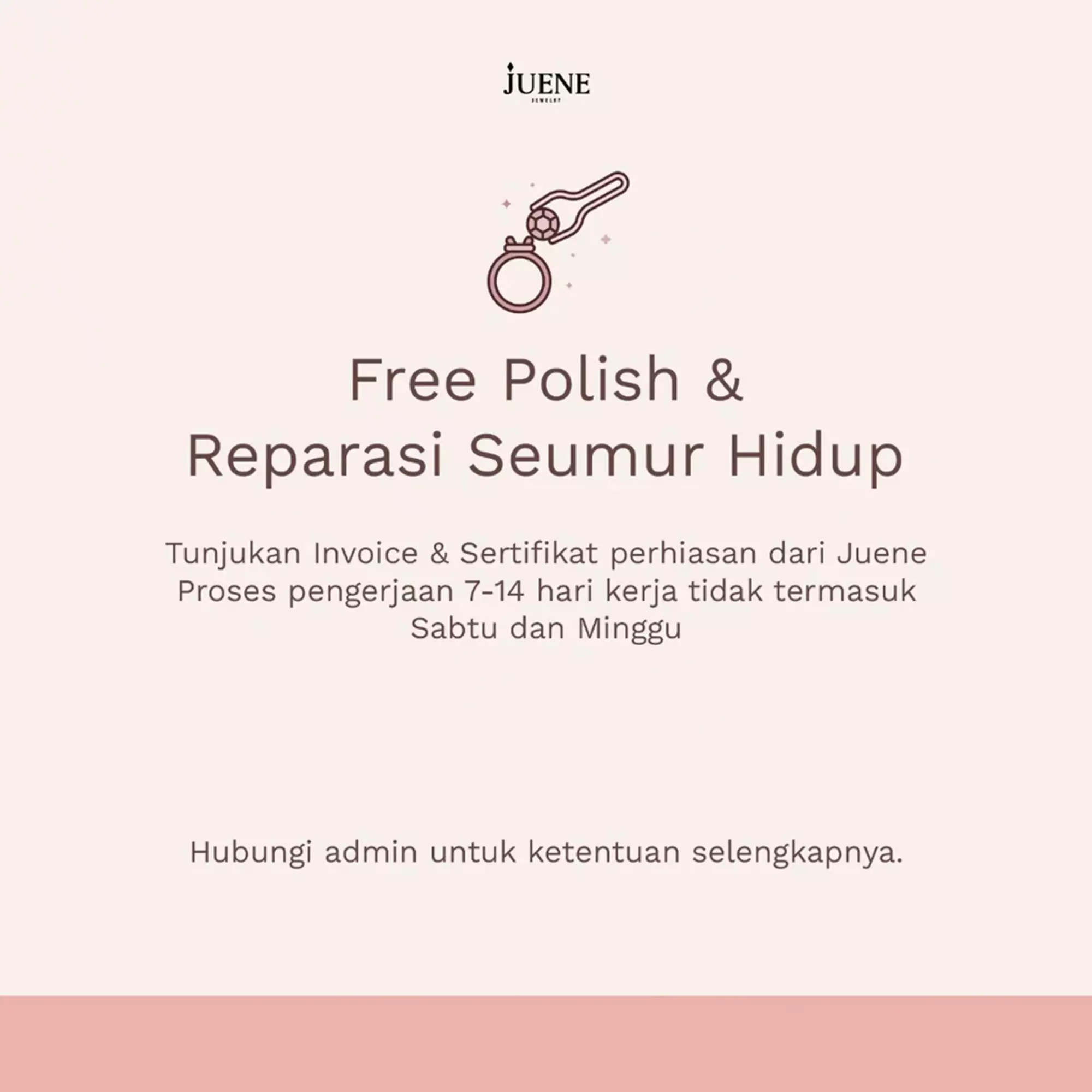 Anting Tusuk Emas 7k -  Prita Gold Stud Earring - Cherish Collection - Juene Jewelry