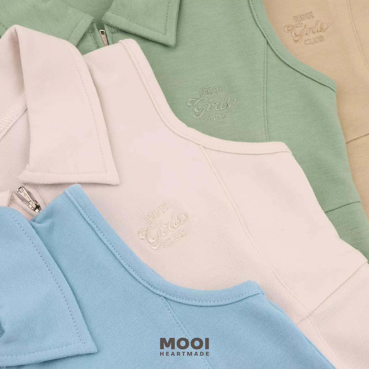 Mooi Dress Anak Perempuan Cherly Dress - Sky Blue