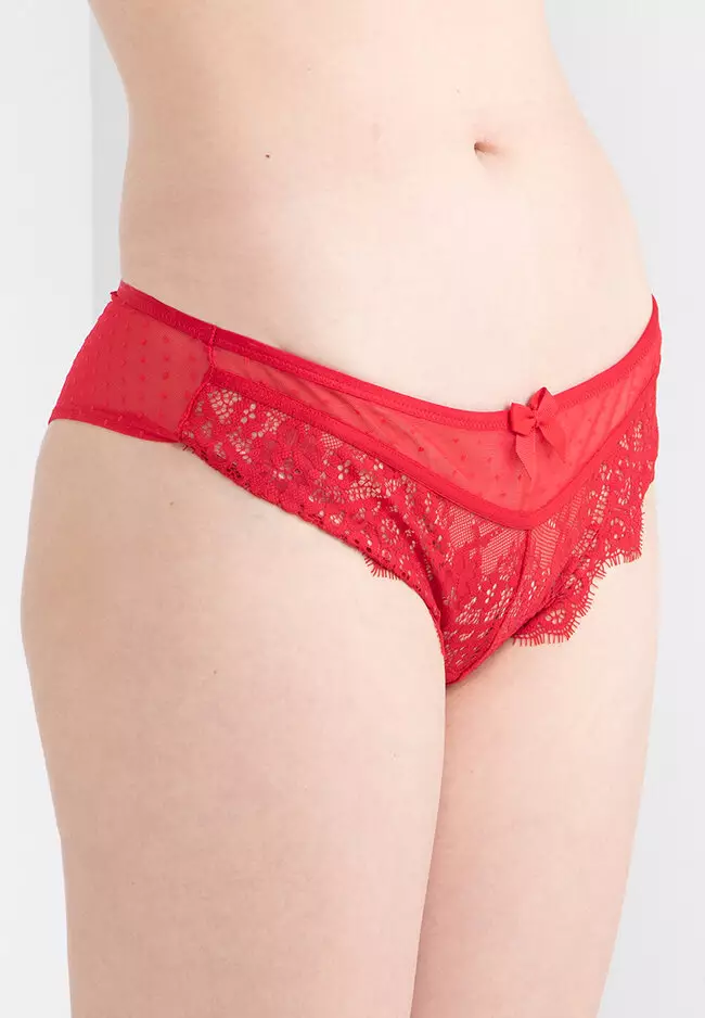 Buy Hunkemoller Marilee Brazilian Panties in Tango Red 2024 Online