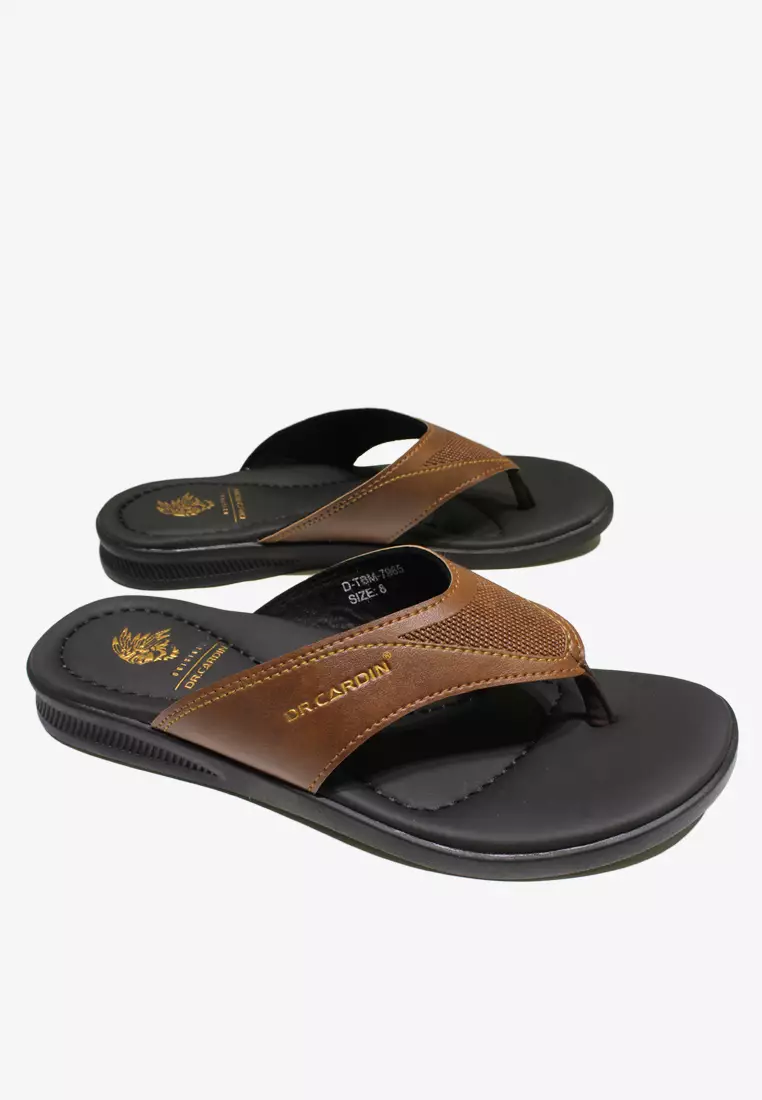 Discount on Dr. Cardin  shoes - SKU: Dr Cardin Synthetic Leather Cushioned Men Sandals D-Tbm-7965