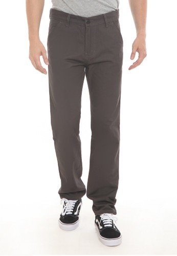 Jual HEMMEH Celana  Chino Panjang Abu Tua Hemmeh Original 