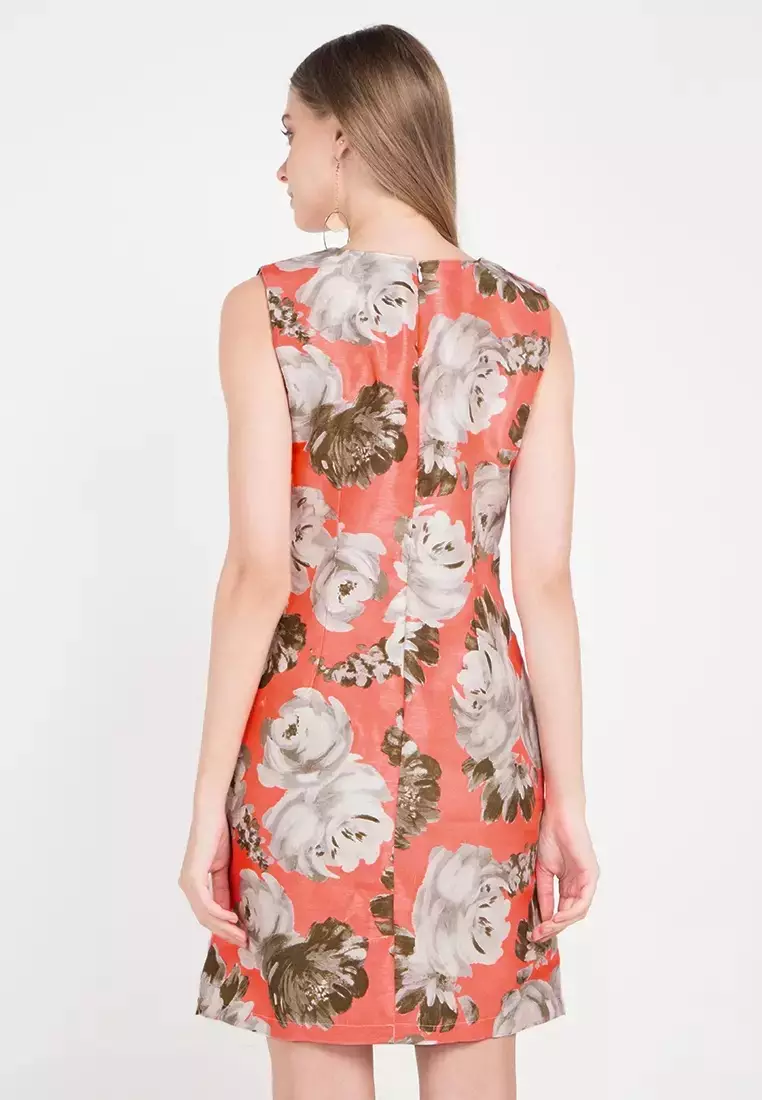 Chanira Davina Dress-Peach