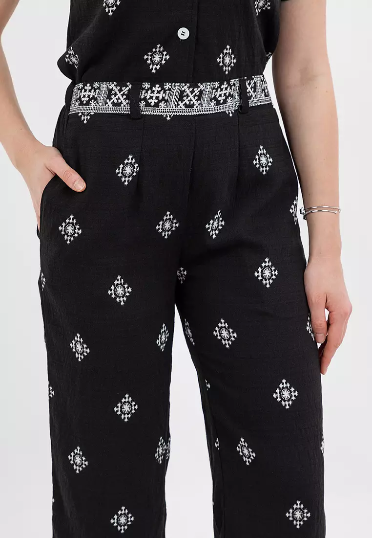 Atasha Cenefa Print Filipiniana Relaxed Pants