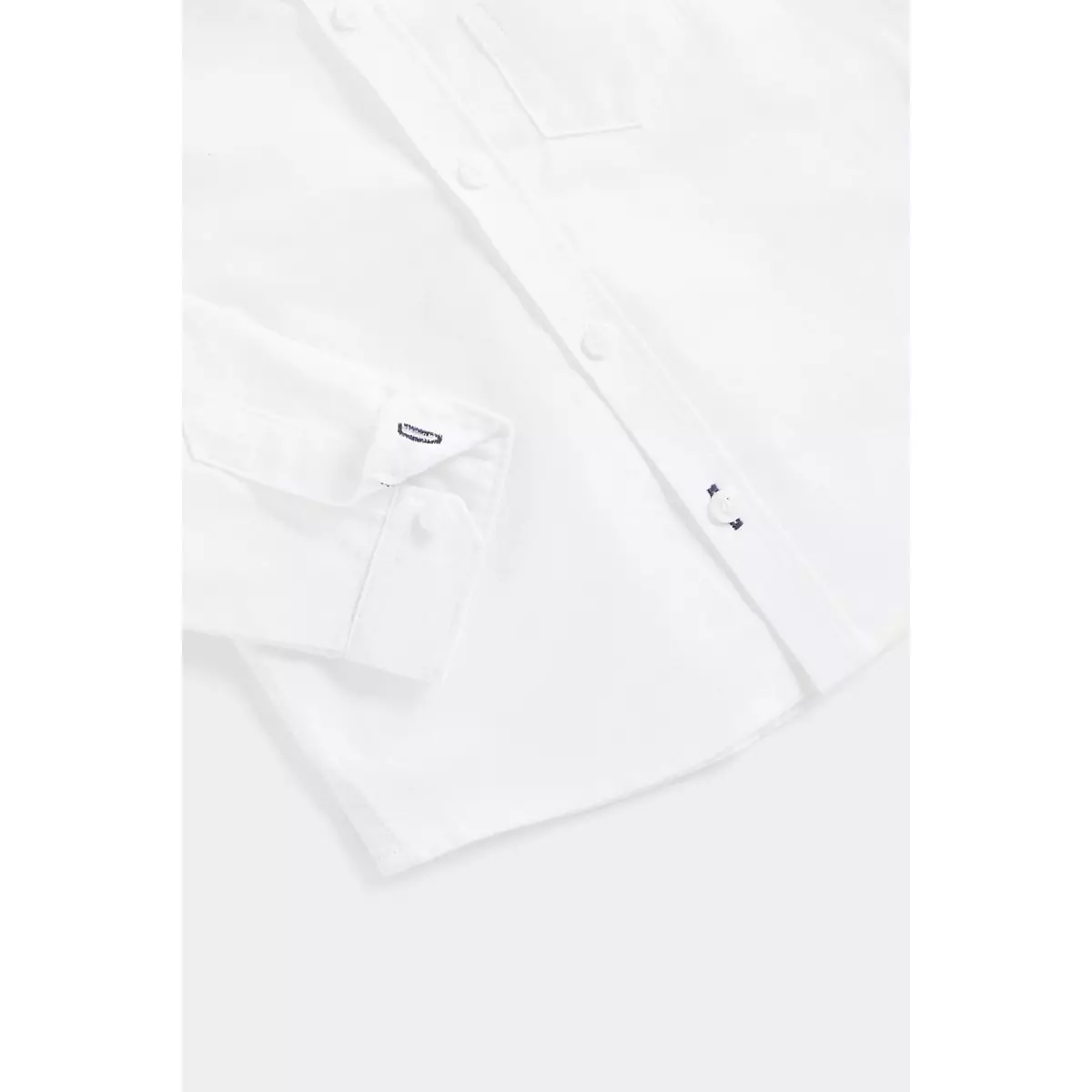 Mothercare White Cotton Shirt - Kemeja Anak Laki-laki (Putih)
