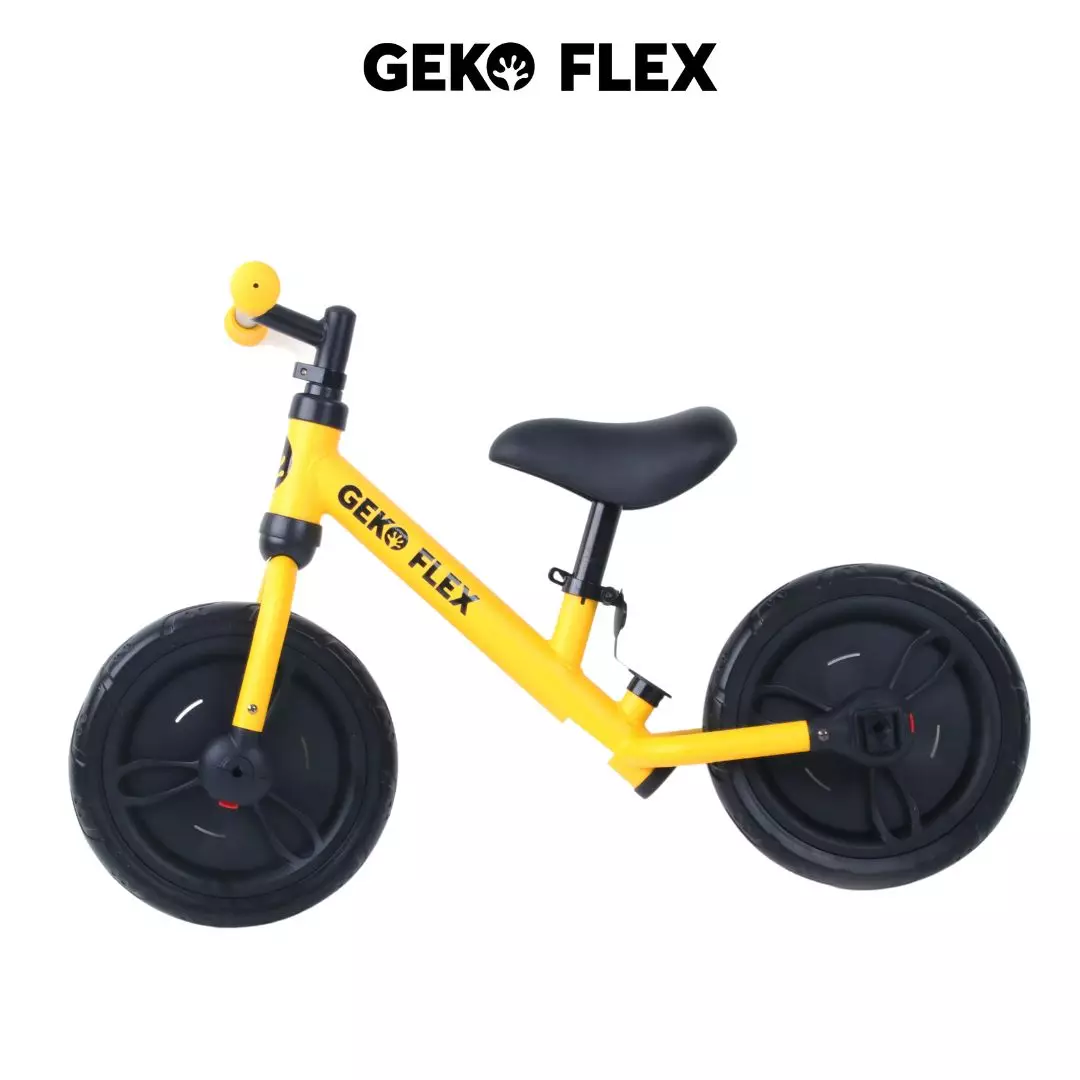 Geko Flex 6in1 Balance Bike Yellow - Sepeda Anak multifungsi