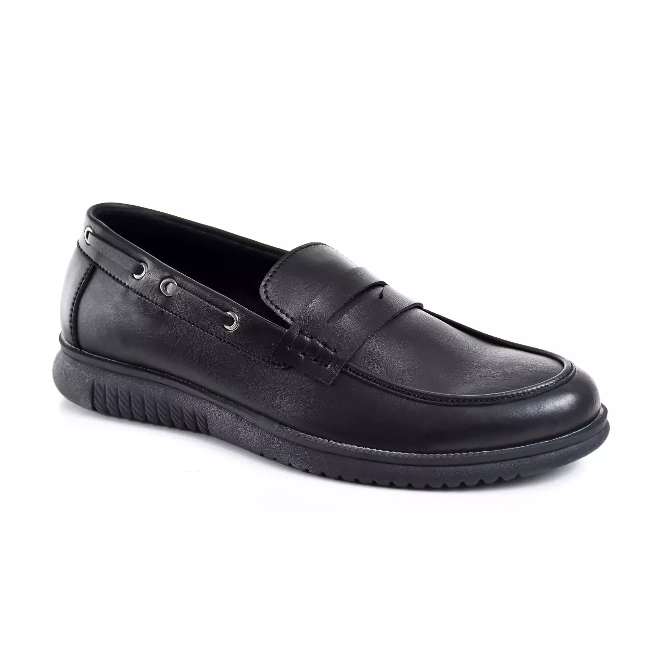 Coutry Boots Austin Sepatu Pria Slip On Loafers Formal Semi Pantofel Hitam