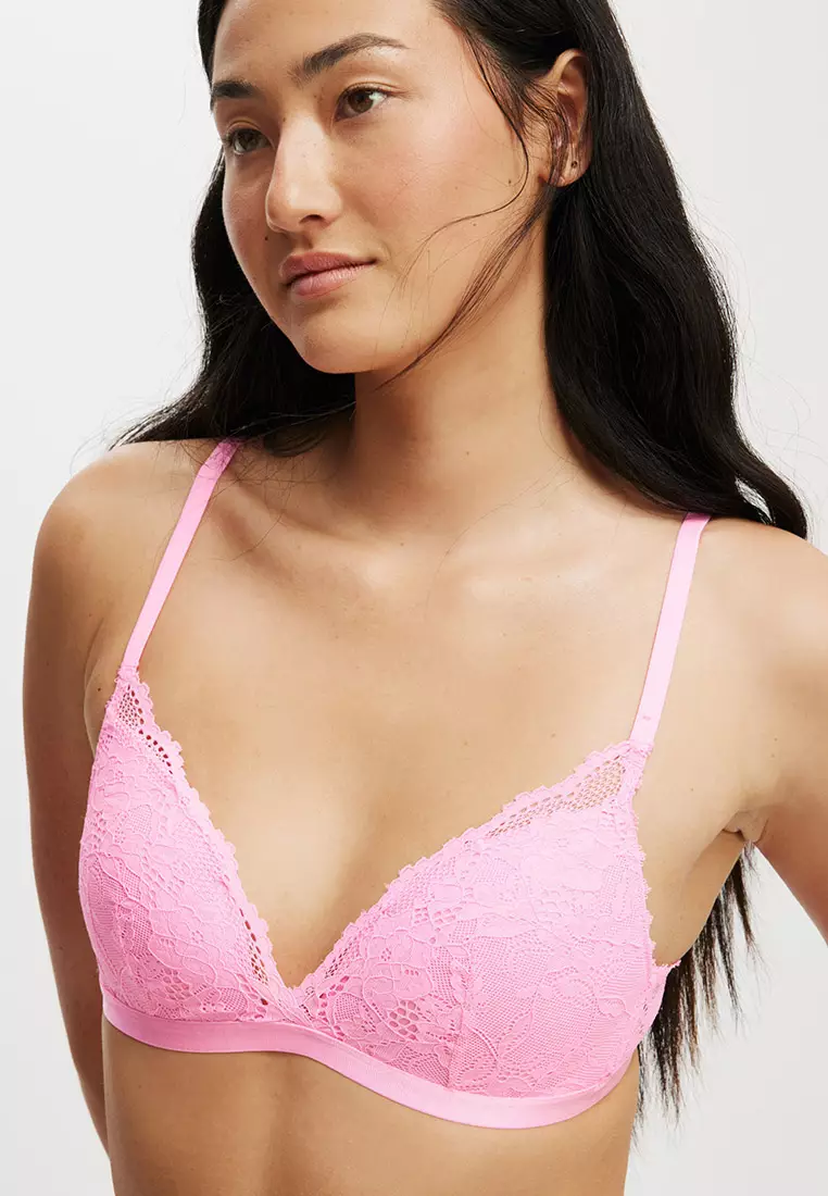 Everyday Lace Fixed Cup Wirefree Bra