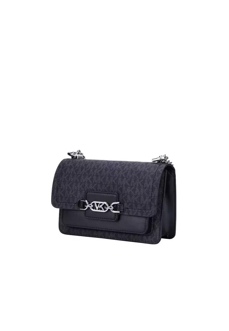 Michael kors black flower bag sales
