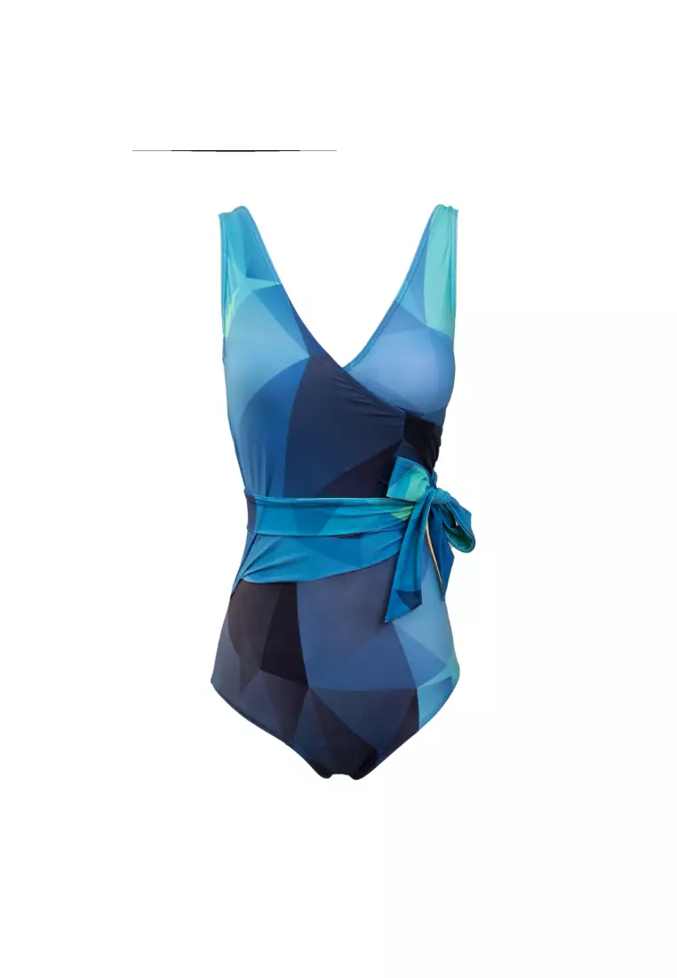 ARENA arena LADIES SWIMWEAR POLYGON ART SEXY RIBBON ONE PIECE 2023