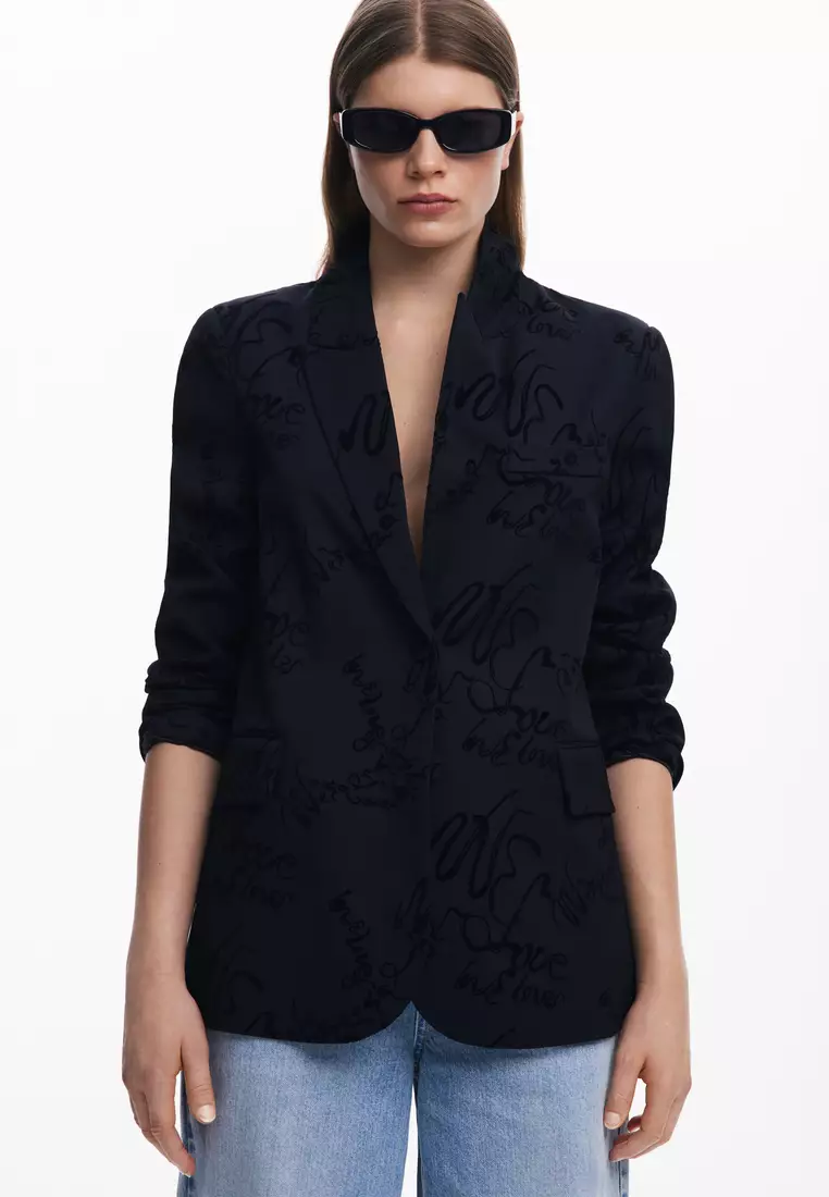Lettering blazer