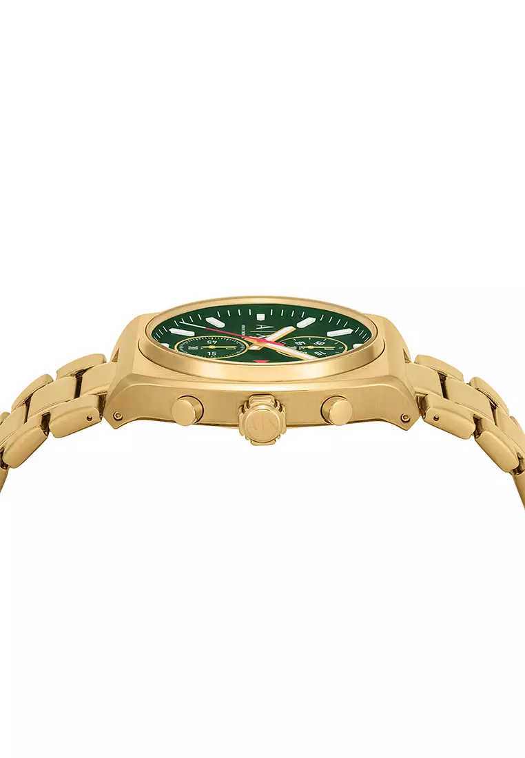 Buy Armani Exchange Oliver Gold Stainless Steel Watch Ax2822 2026 ...