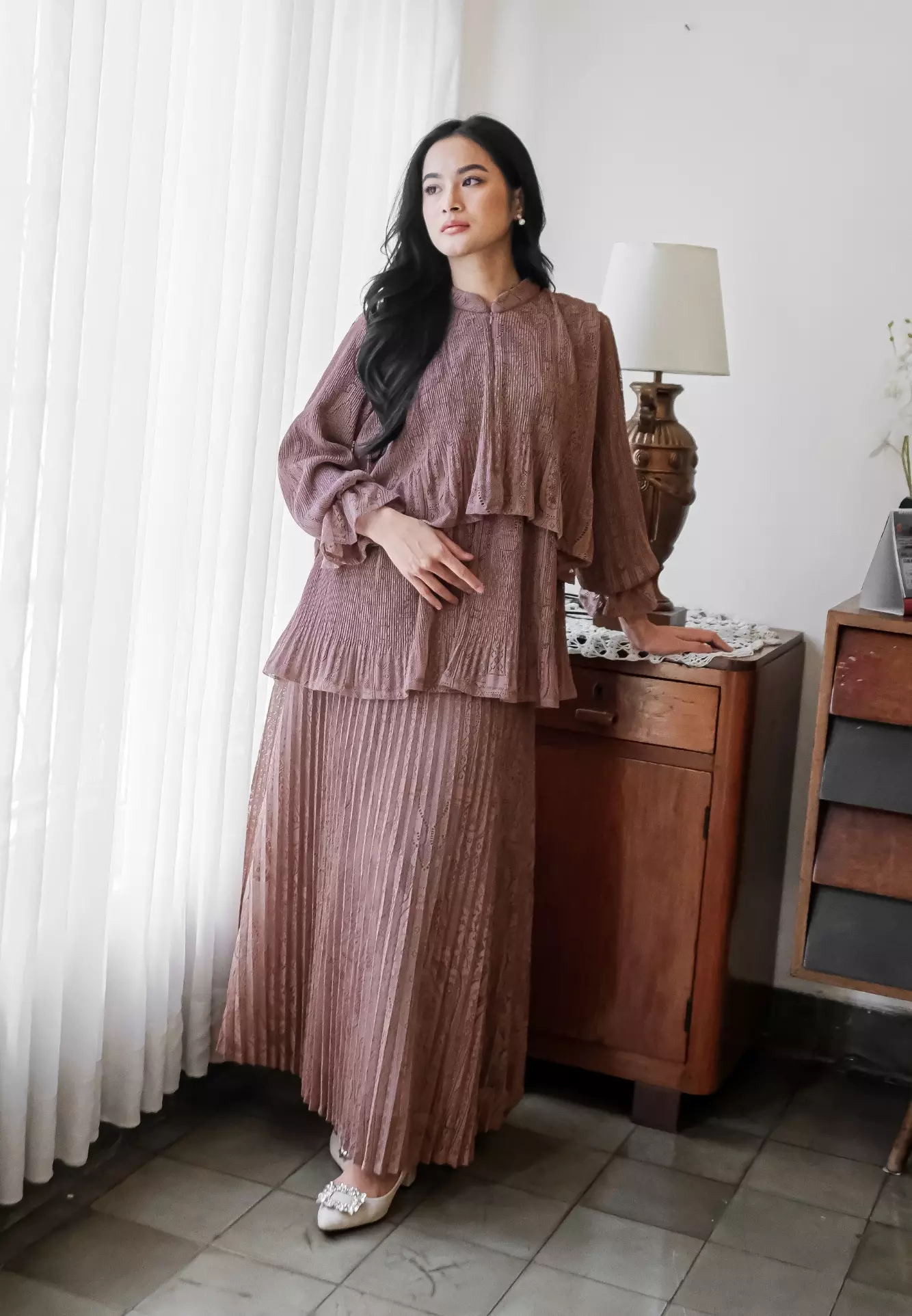 Ansara Blouse - Dusty Orchid