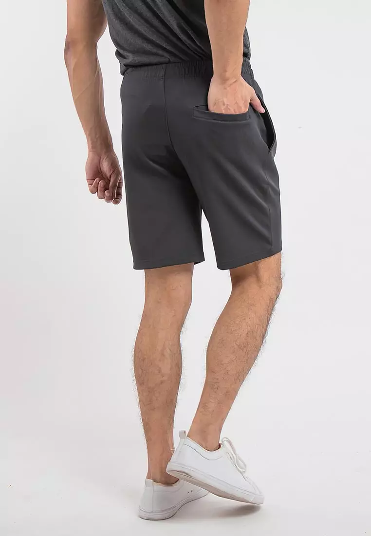 Forest Stretchable Casual Short Pants Men - Seluar Pendek Lelaki - 65724 - 03DkGrey