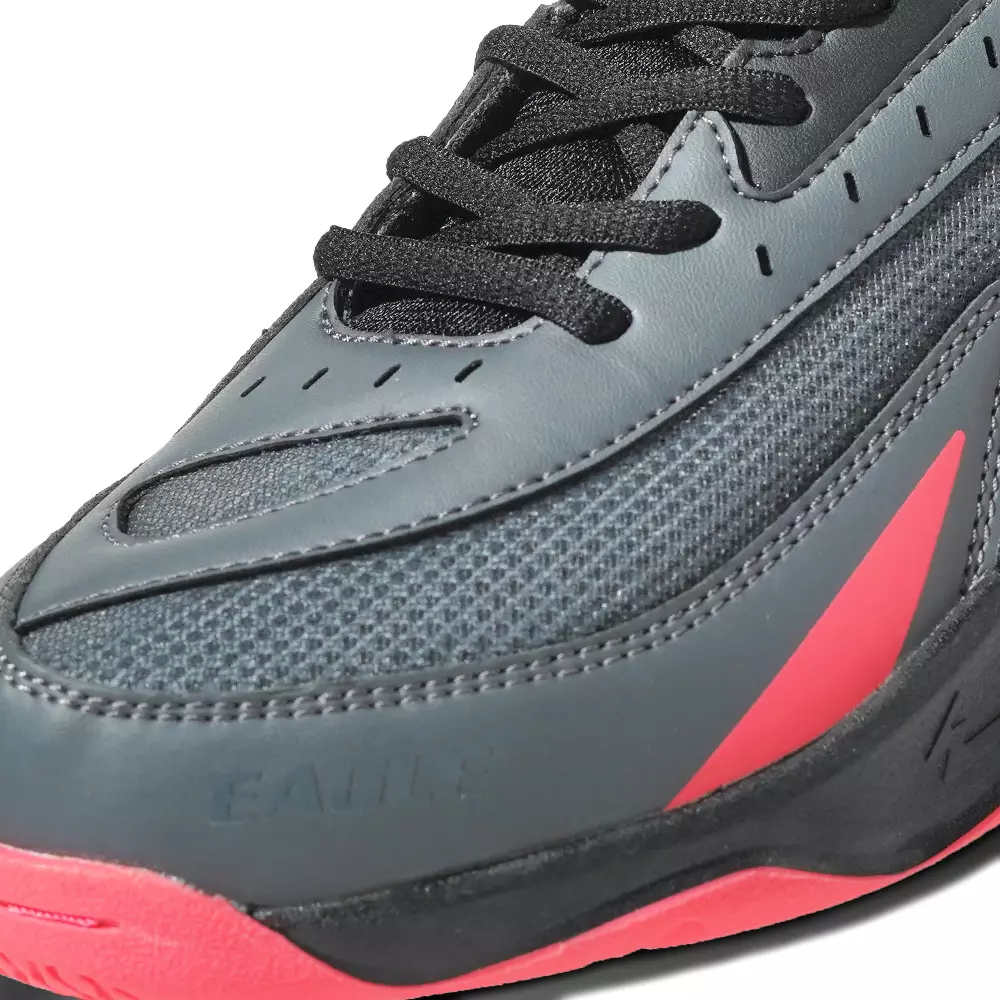 Eagle Sepatu Badminton Raizen - ABU TUA/HITAM