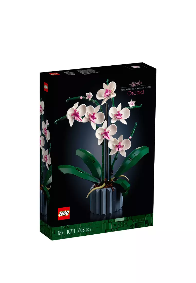 Icons 10311 Orchid, Age 18+, Building Blocks, 2022 (608pcs)