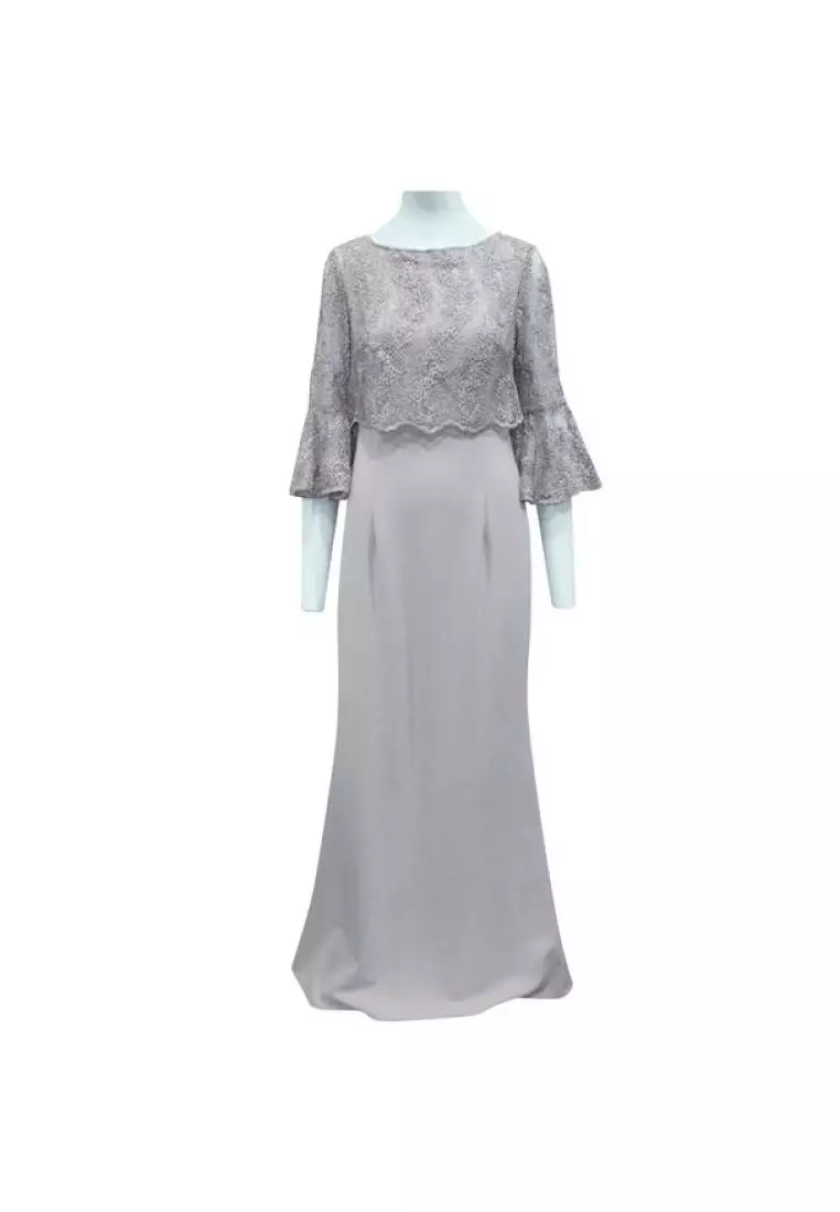 Purple and gray new arrivals dress