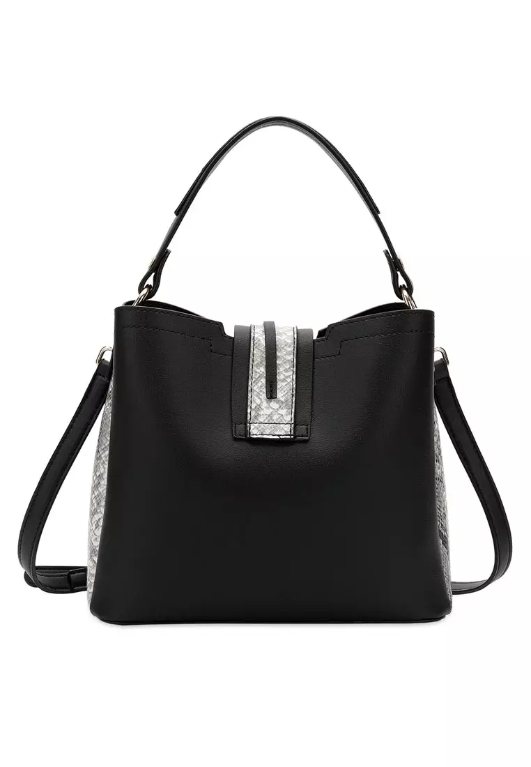 Top Handle Bag / Sling Bag / Crossbody Bag - Black