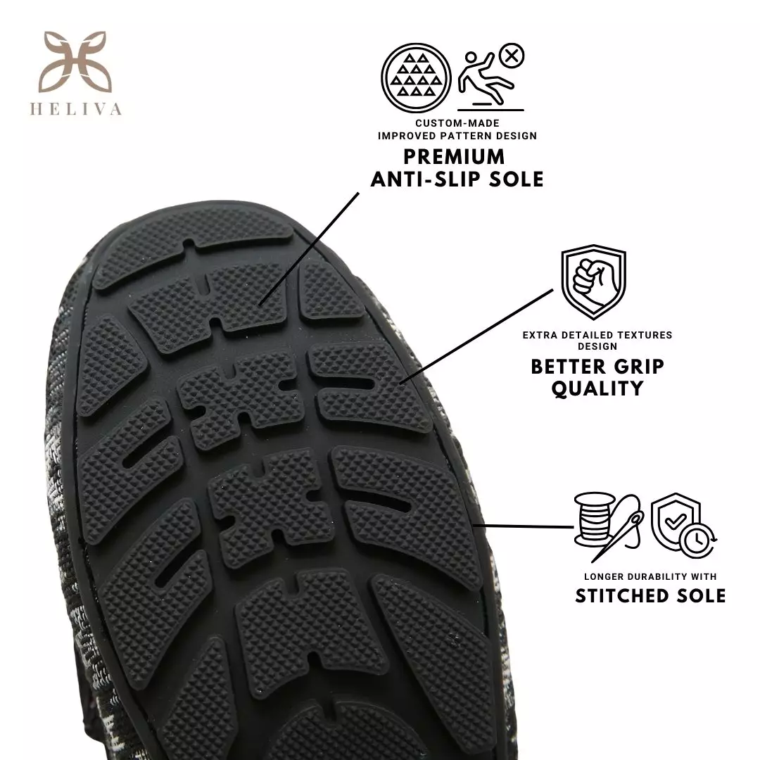 Heliva Claudia  Lady Loafers Slip On Anyaman Style