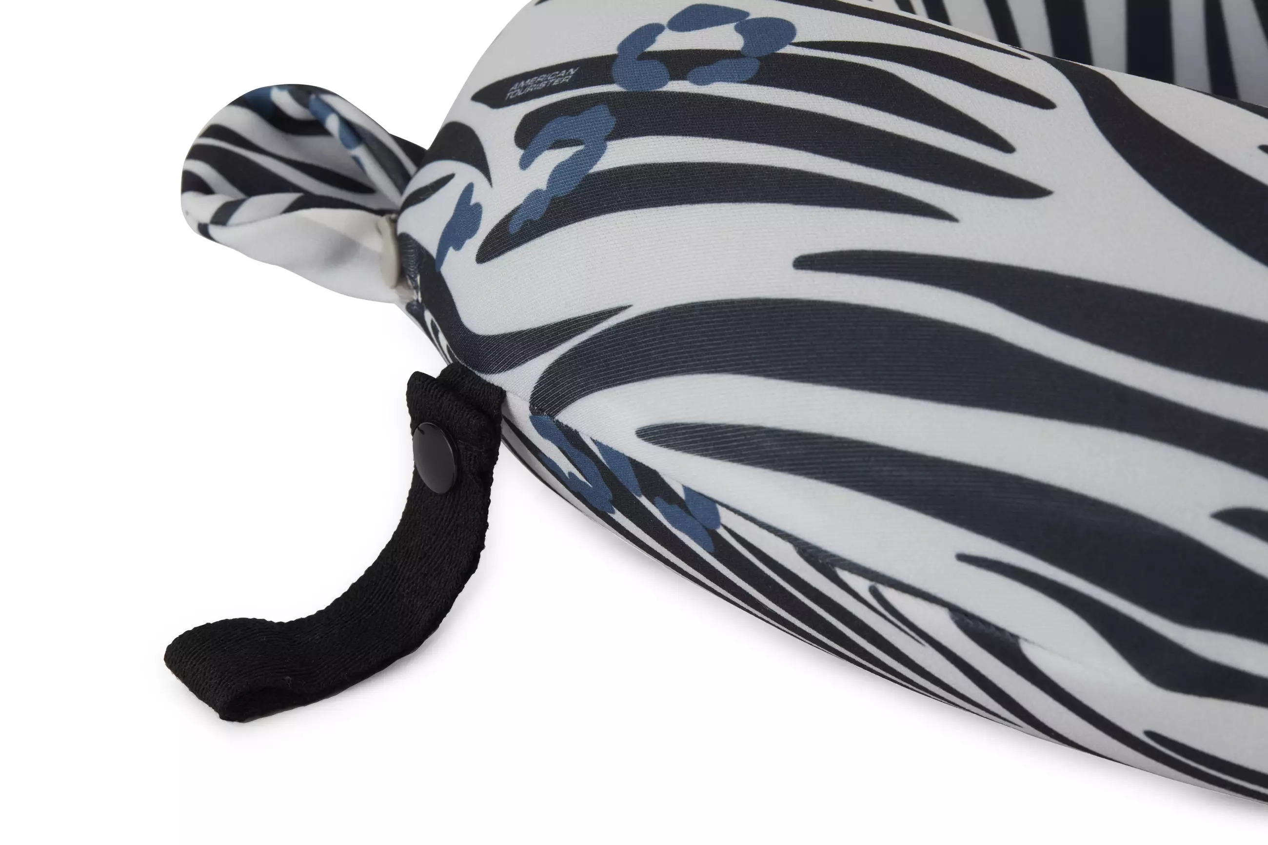 American Tourister At Accessories Memory Foam Pillow W Ears Zebra