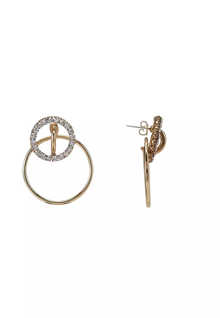Buy Red s Revenge Diamante Ring Link Dangle Earrings 2024 Online