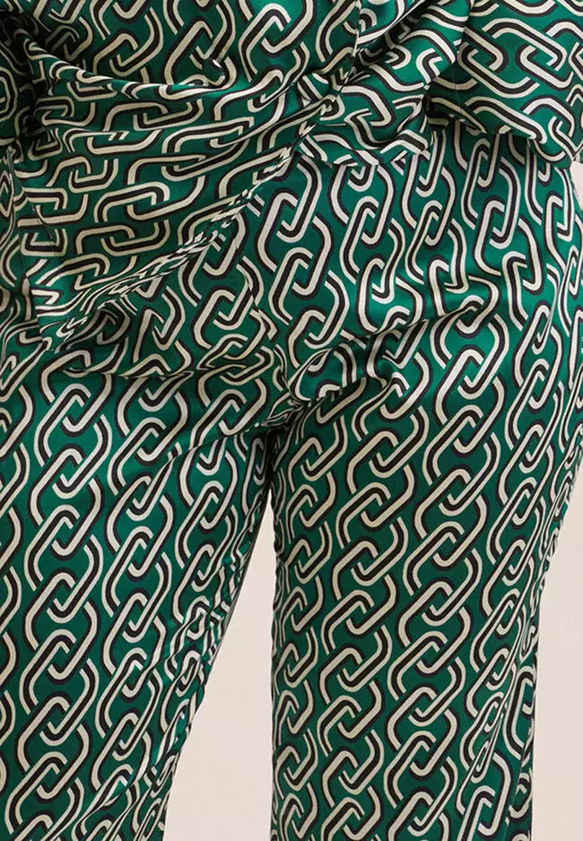 Chain Print Trousers