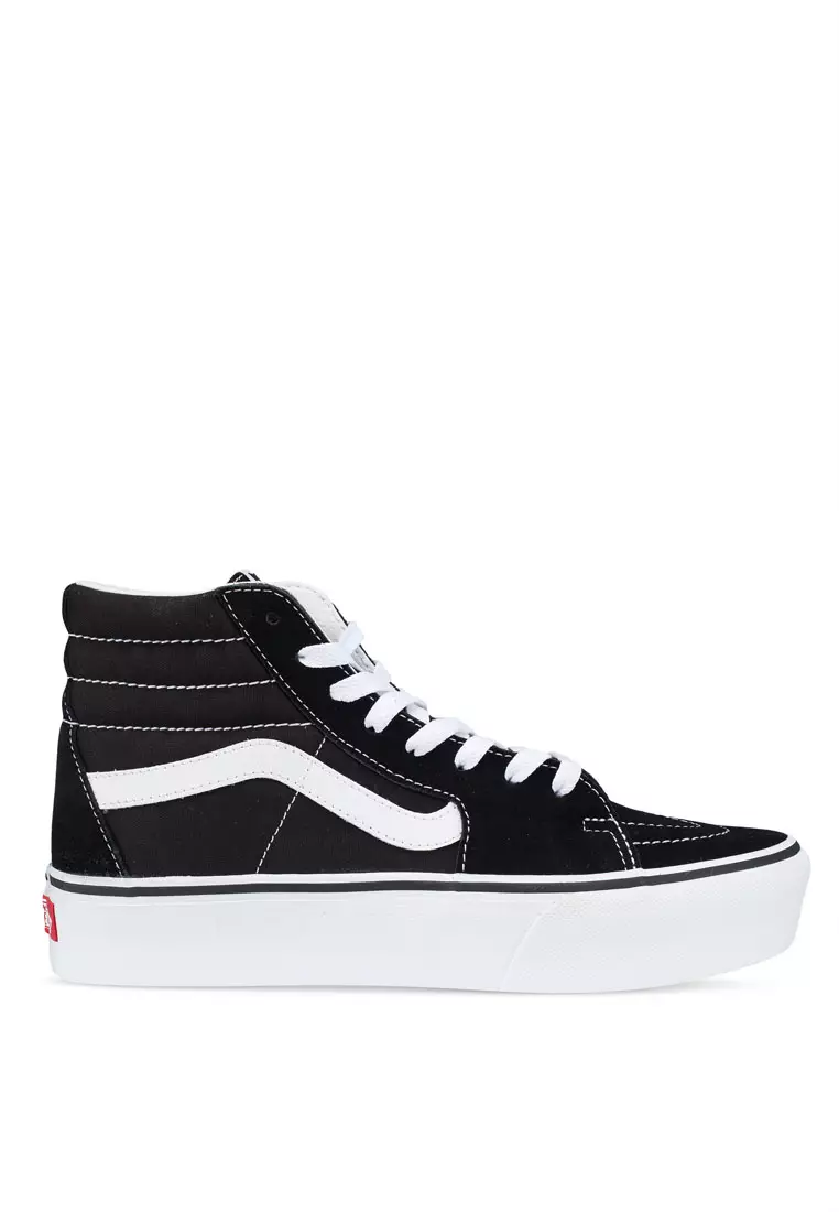 White best sale top vans