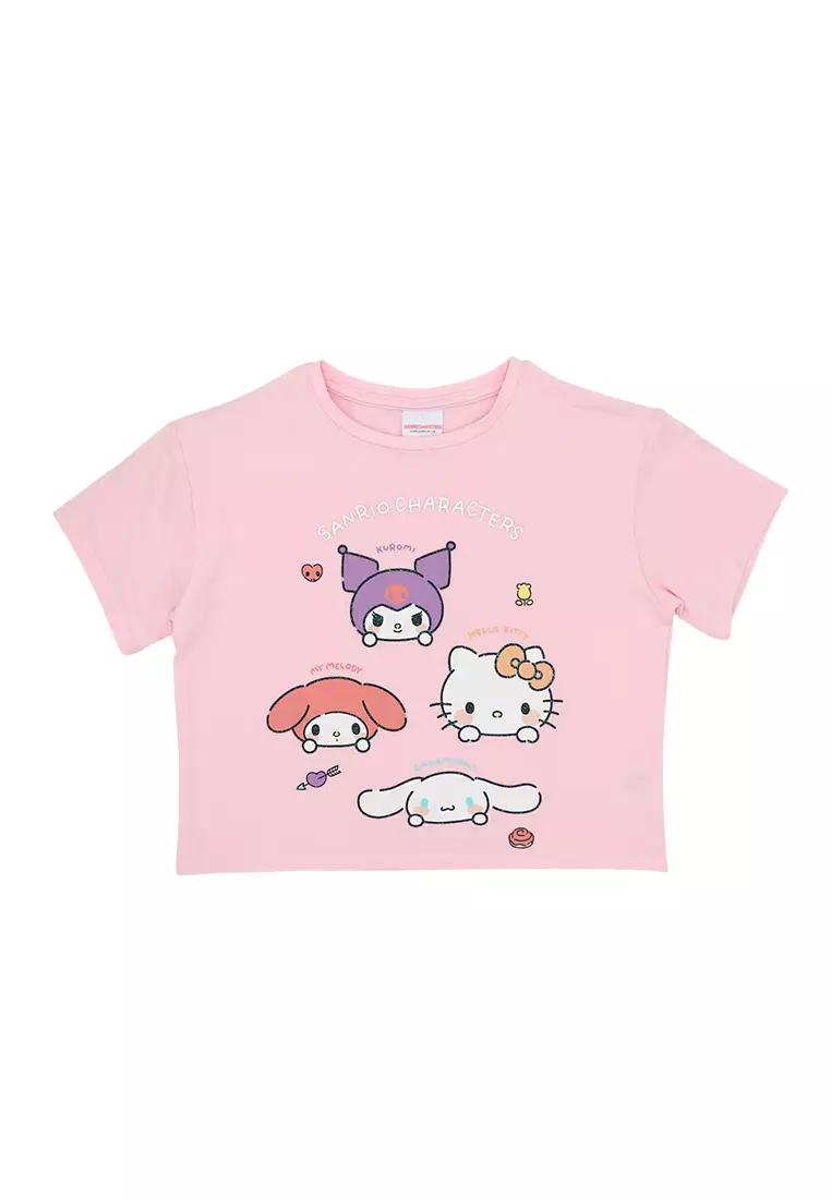 Girls Licensed Graphic Boxy T-Shirt "Cutesy"