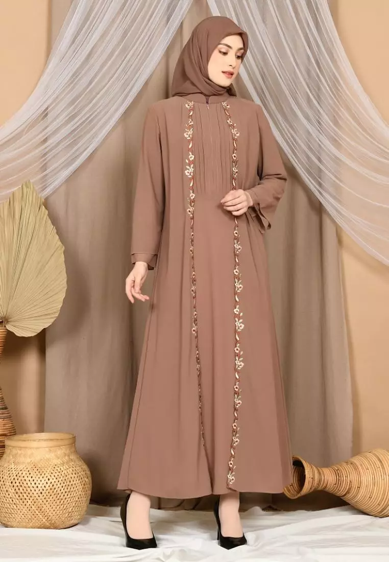 EPC Gamis Audrey - Dark Mocha - Embroidery Collection