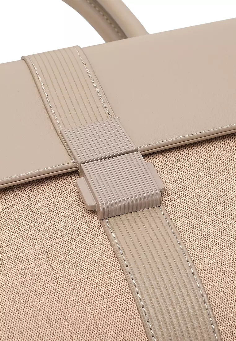 Women's Top Handle Bag / Sling Bag / Crossbody Bag (Tas Selempang / Tas Tangan) - Cokelat